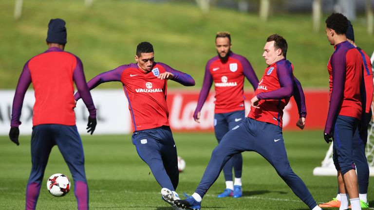 Chris Smalling and Phil Jones both suffered injuries while away on England duty