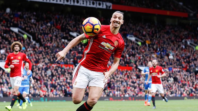 Man Utd forward Zlatan Ibrahimovic is expected to start in attack against Rostov
