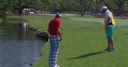 WATCH: Poulter's croc shock!
