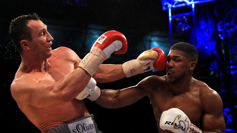 Joshua had a couple of pressure moments on his way to beating Klitschko at Wembley