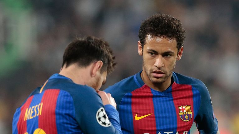 Neymar is reportedly frustrated at "playing second fiddle" to Lionel Messi