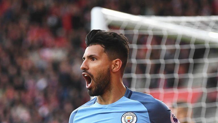 Sergio Aguero has become one of the Premier League's top strikers