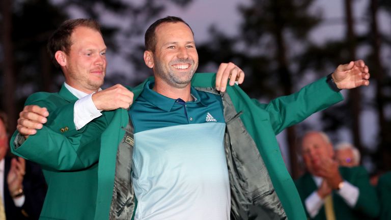 Sergio Garcia earned the famous Green Jacket last year