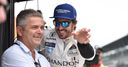 Alonso on second row at Indy