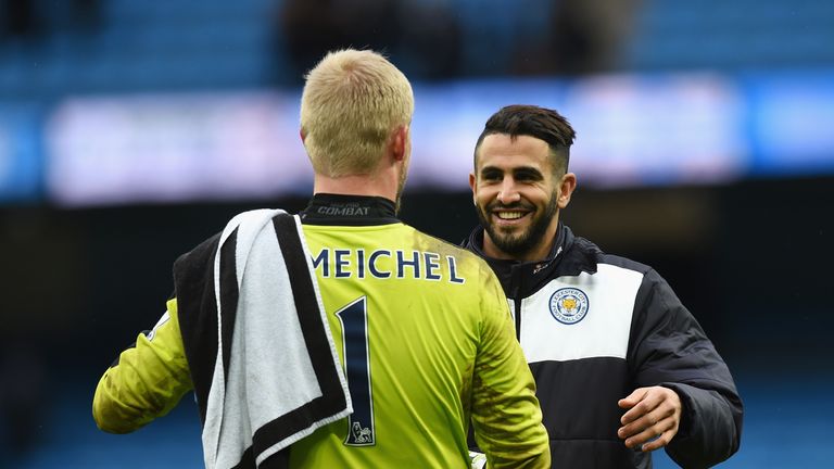 The futures of Schmeichel and Mahrez at Leicester have been called into question
