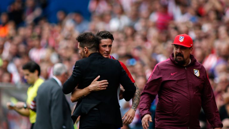 Fernando Torres netted twice as the curtain closed on Atletico Madrid's time at the Vicente Calderon