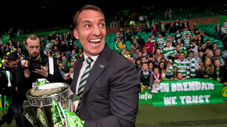 Rodgers has enjoyed a record-breaking first season in charge at the Hoops 