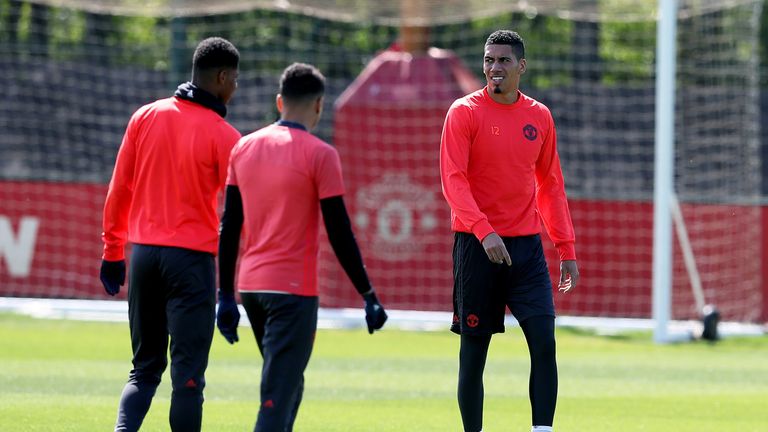 Chris Smalling could be on his way out of Old Trafford