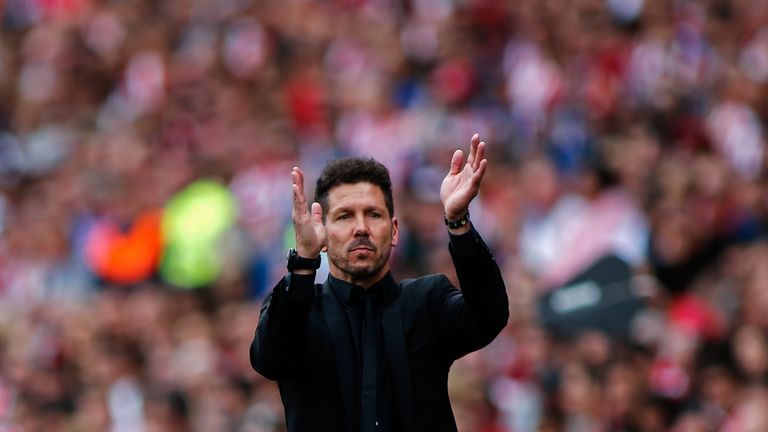 Atletico boss Diego Simeone will be unable to sign players this summer