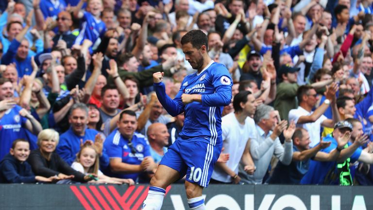 Eden Hazard says Chelsea are building something special under Antonio Conte