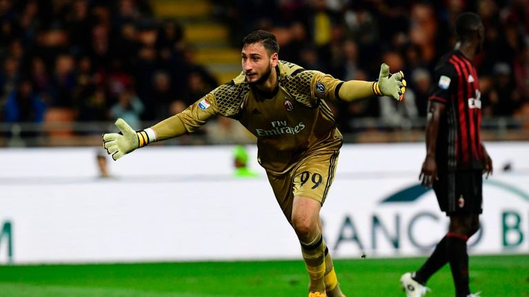 Perez also cited an interest in AC Milan goalkeeper Gianluigi Donnarumma