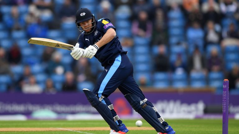 Bairstow scored 174 during the recent Royal London One-Day Cup match between Yorkshire and Lancashire