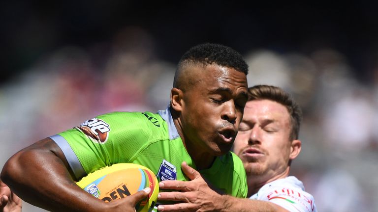 Jordan Turner in action for the Raiders