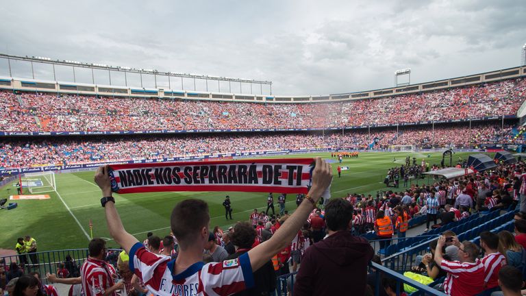 Atletico were playing their final competitive match at their home for the past 50 years