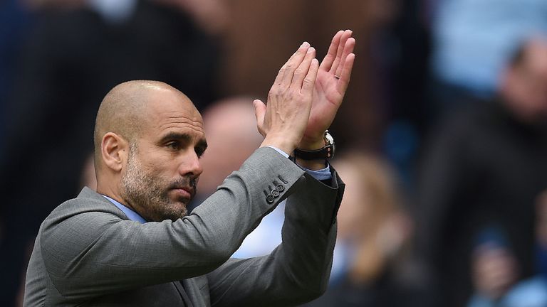 Pep Guardiola's Man City are favourites for the title