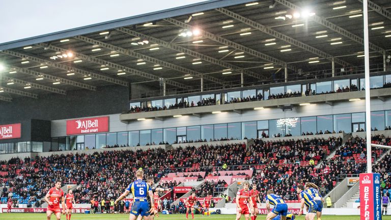 Despite Salford's good form they have struggled to grow attendances at the AJ Bell Stadium