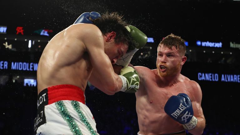Alvarez impressively defeated fellow Mexican Julio Cesar Chavez Jr last time out
