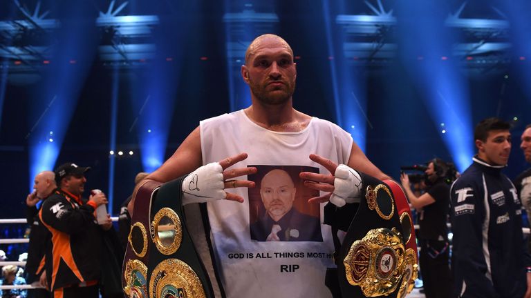 Former world champion Tyson Fury remains unbeaten