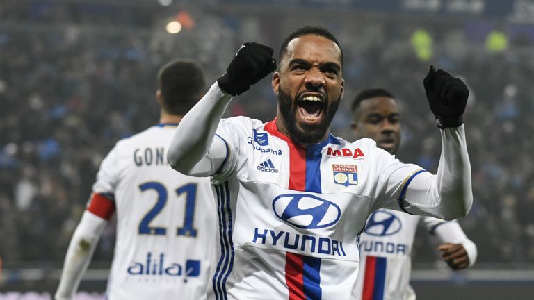 Lacazette helped Lyon to the Europa League semi-finals last season