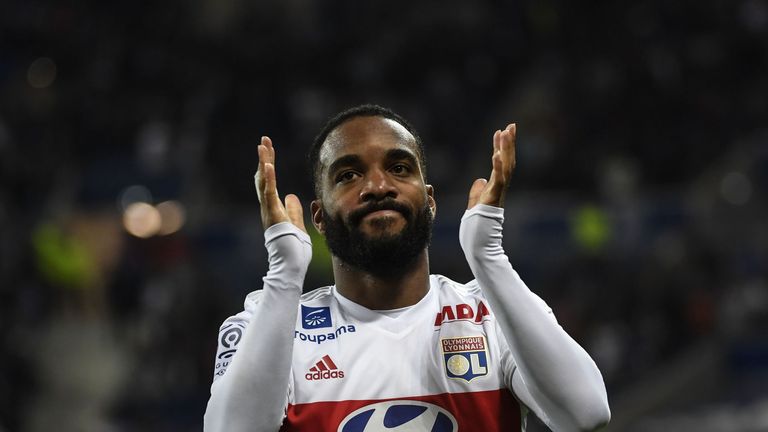 Alexandre Lacazette will cost Arsenal at least £44m, Lyon's president says