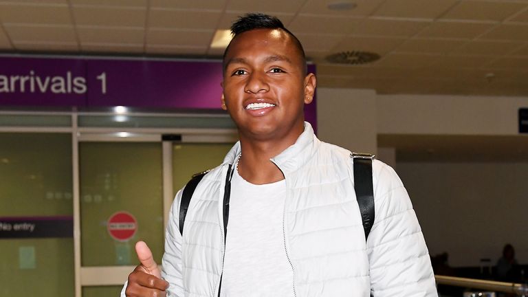 Alfredo Morelos has joined Rangers on a three-yeal deal