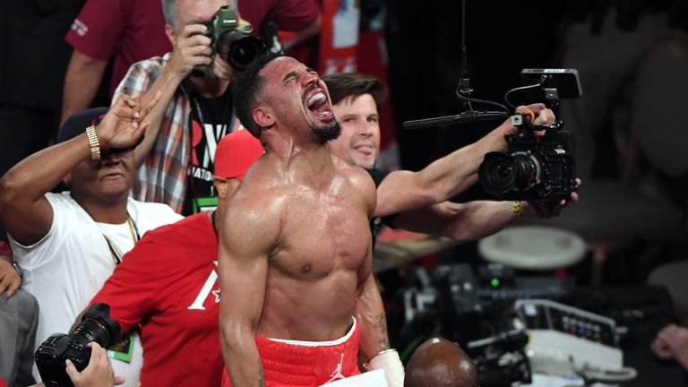 Ward retains titles with TKO win