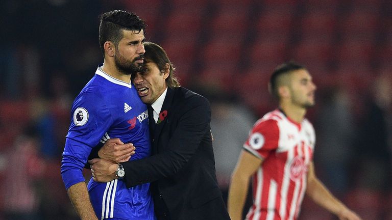 Costa scored 20 goals last season as Chelsea won the Premier League title under Antonio Conte