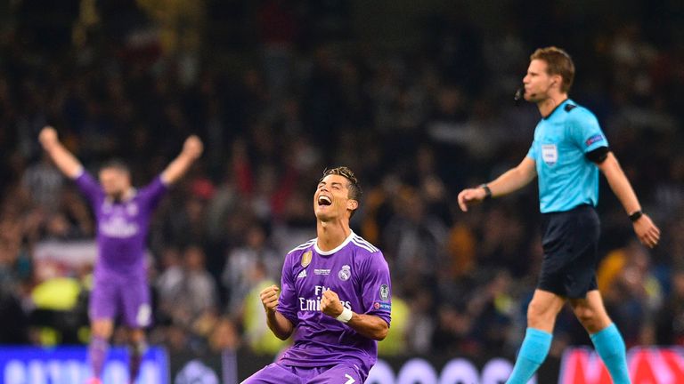 Cristiano Ronaldo scored twice as Real Madrid beat Juventus on Saturday evening