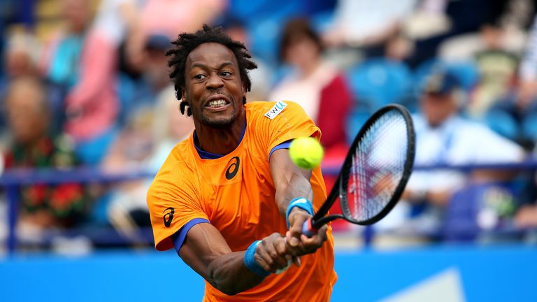 Gael Monfils won twice on Thursday to reach the semi-final