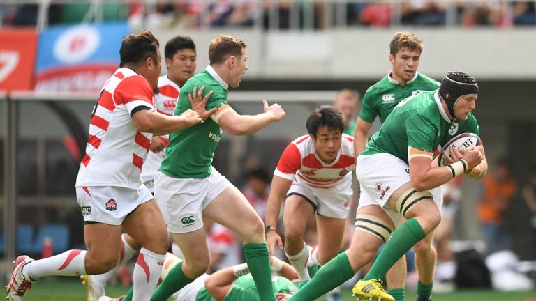 Kieran Treadwell will make his first start for Ireland, as will hooker James Tracy