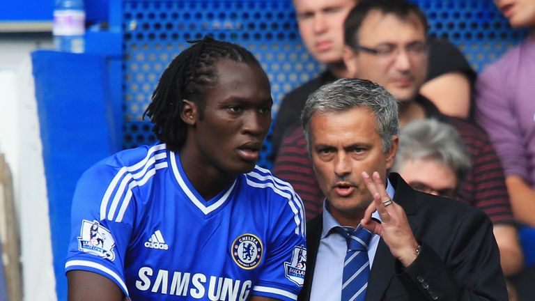 Jose Mourinho (right) allowed Romelu Lukaku to leave Chelsea in 2014