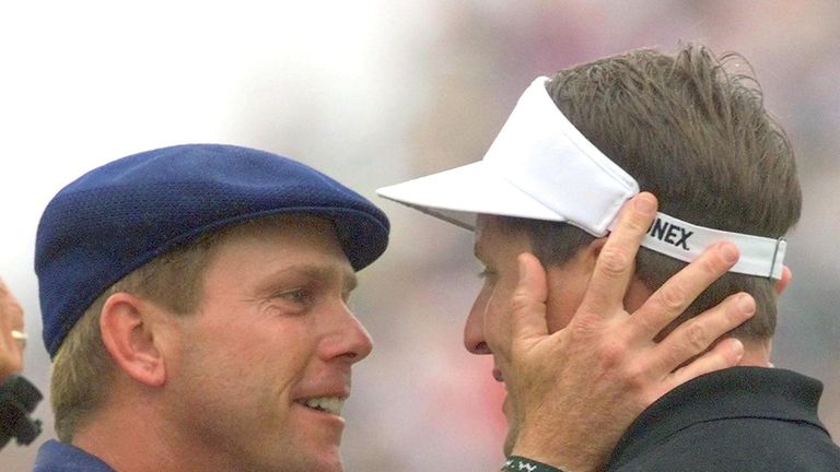 Phil Mickelson gave up a lead to compatriot Payne Stewart at Pinehurst in 1999, one of his six runner-up finishes
