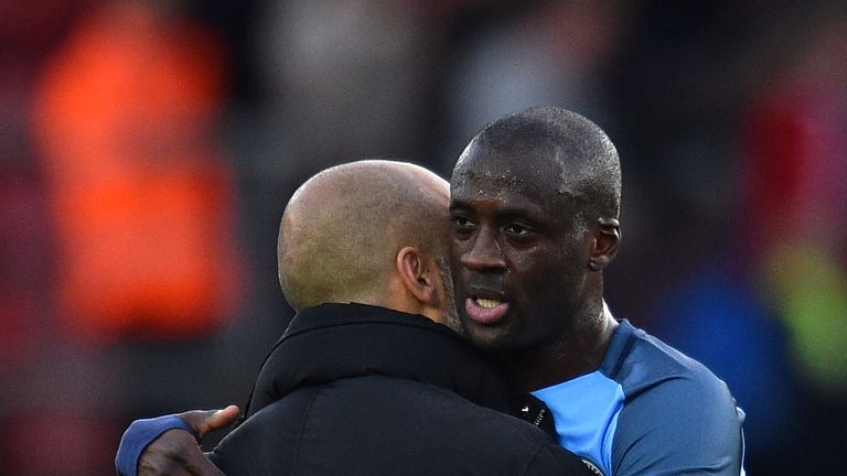 Toure thrived under Pep Guardiola's leadership after a rocky start to the campaign