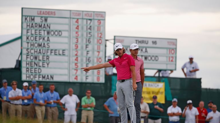 Fleetwood's challenge faded on the final day at Erin Hills
