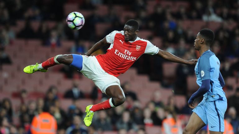Yaya Sanogo has been released by Arsenal