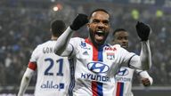 skysports alexandre lacazette lyon olympique lyonnais ligue 1 football 3990346