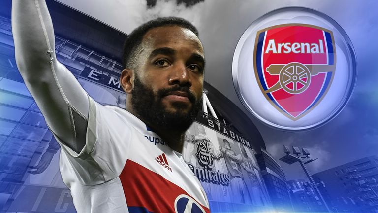 Lyon striker Alexandre Lacazette appears on the verge of a move to Arsenal