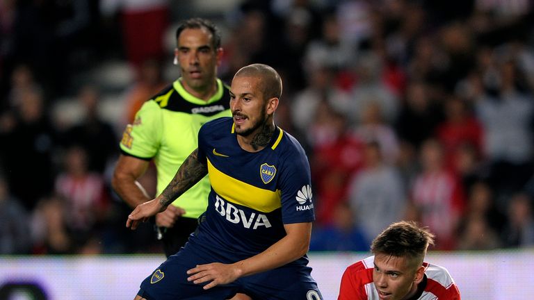 Juan Foyth has made seven league appearances for Estudiantes