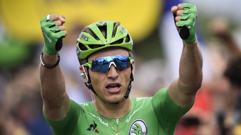 Marcel Kittel is now 102 points ahead in the race for the green jersey