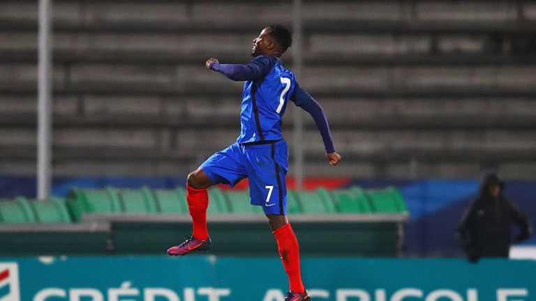 Moussa Dembele was in goal-scoring form for France U21s