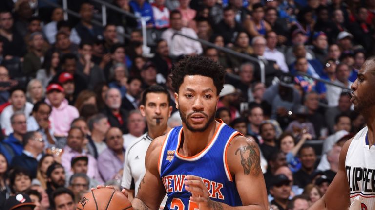 Derrick Rose spent last season with the New York Knicks