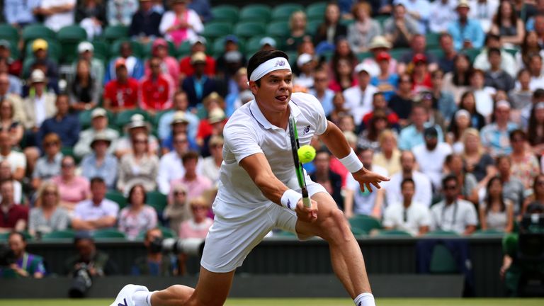 Milos Raonic is a former Wimbledon finalist