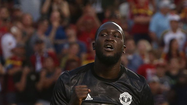 Romelu Lukaku got off the mark for Manchester United in a pre-season friendly against Real Salt Lake