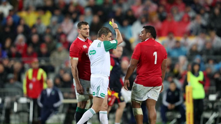 Mako Vunipola got on the wrong side of referee Jerome Garces