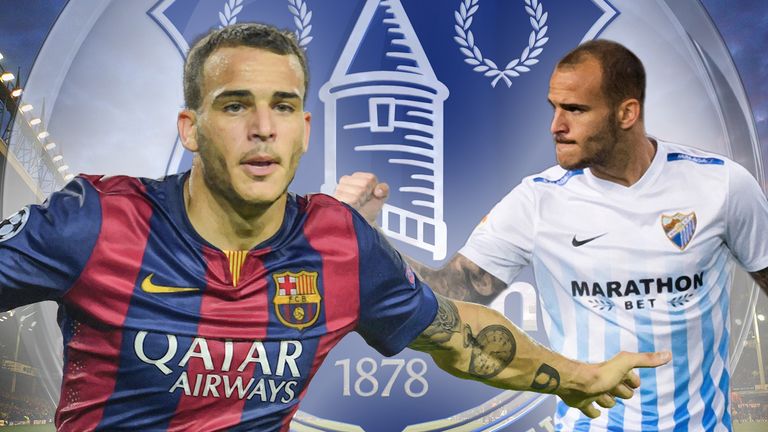 Sandro Ramirez has joined Everton on a four-year contract