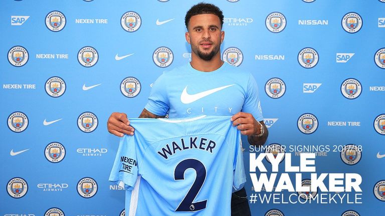 Kyle Walker left Tottenham for Manchester City