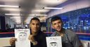 Benn and Cordina on the canvas!