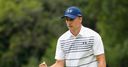 Spieth surges into four-way lead