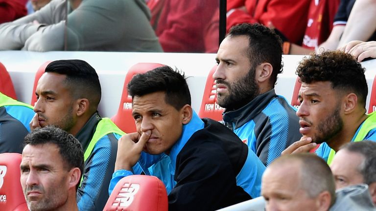 Alexis Sanchez has not handed in a transfer request, according to Arsenal