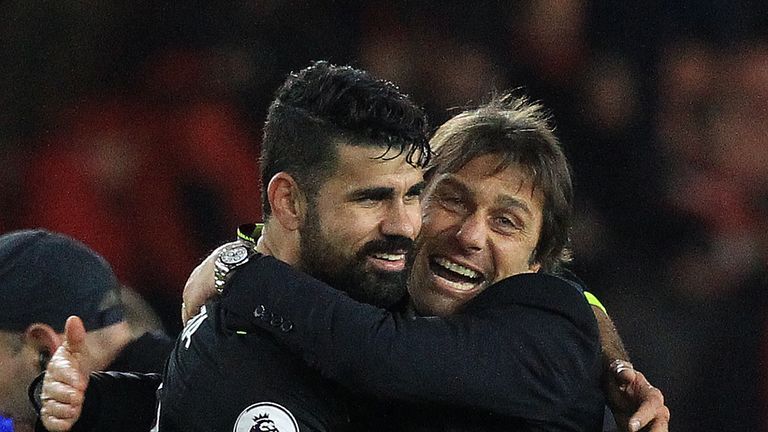 Diego Costa feels Chelsea boss Antonio Conte has disrespected him.